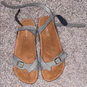 Birk Inspired ankle sandals💕